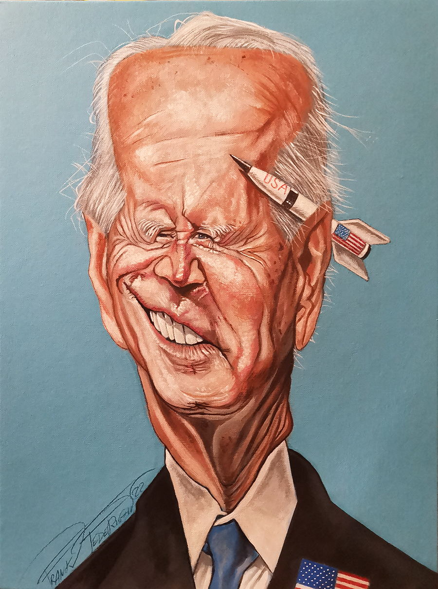 caricature Biden caricatura Biden