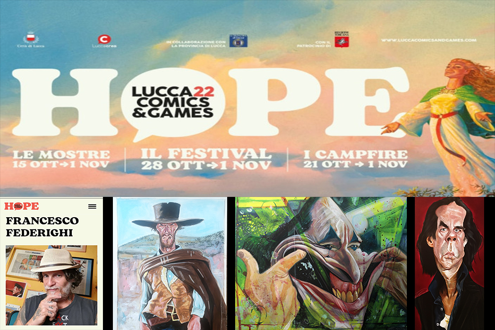 Frank guest at Lucca Comics and Games 2022 Hope Frank parteciperà nell'area performance a Lucca Comics e Games 2022 Hope