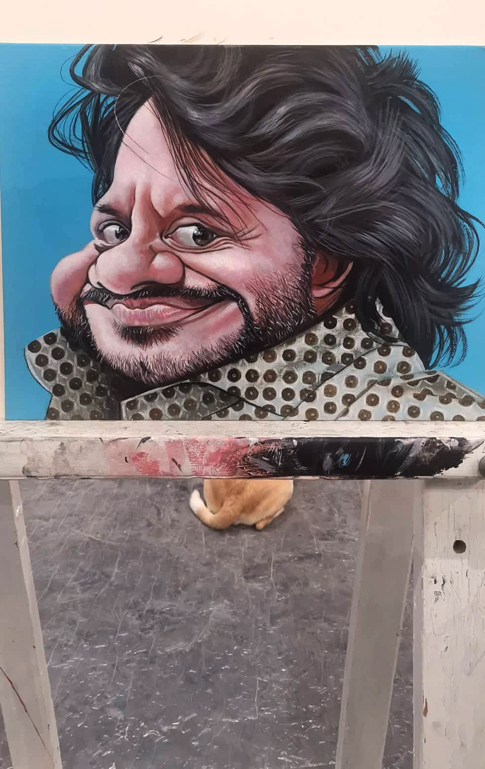 Caricature of Lillo performed by Frank at Lucca Comics and Games 2022 Caricatura di Lillo eseguita da Frank a Lucca Comics and Games 2022