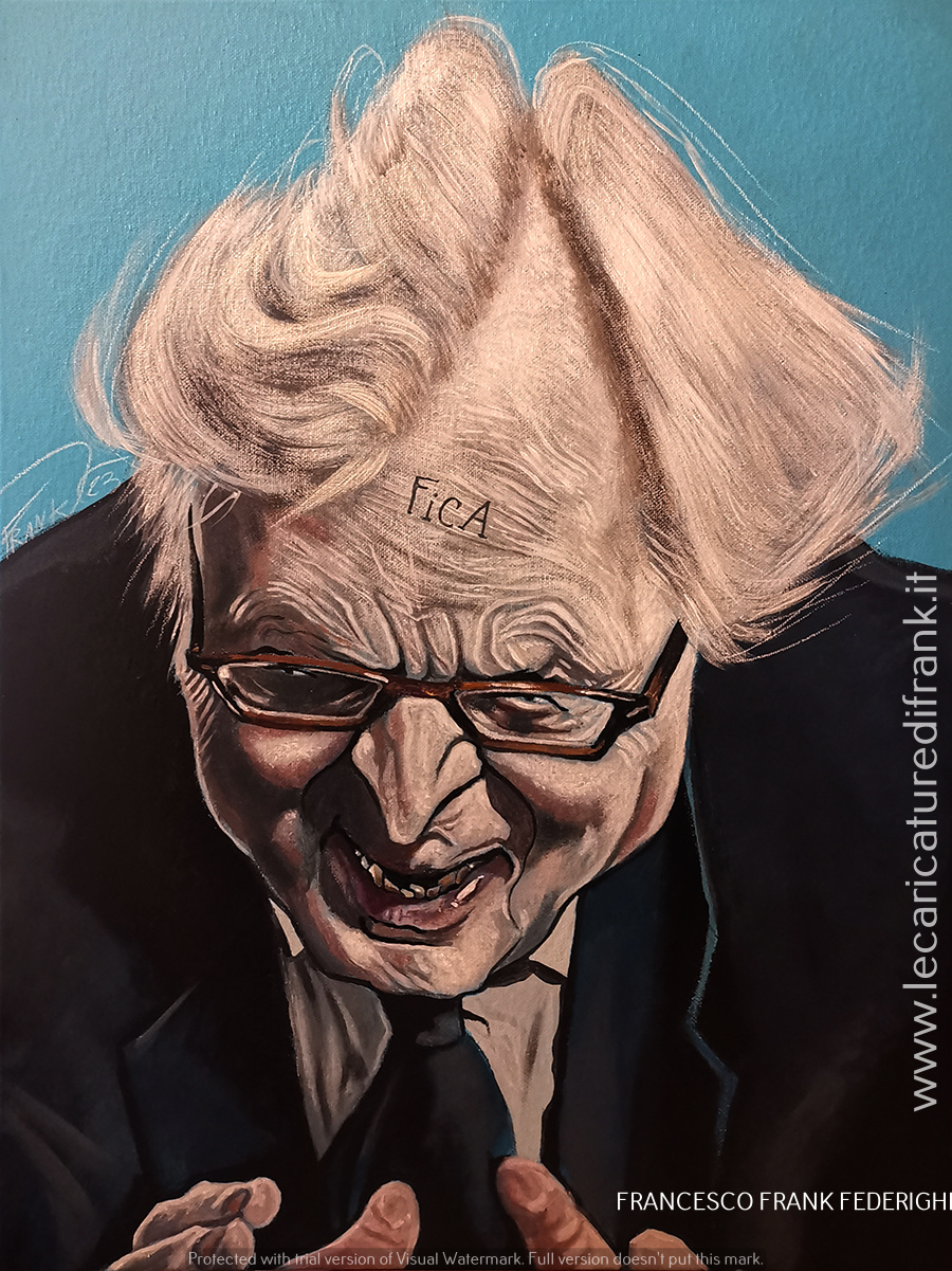 Caricature Vittorio Sgarbi Caricatura Vittorio Sgarbi