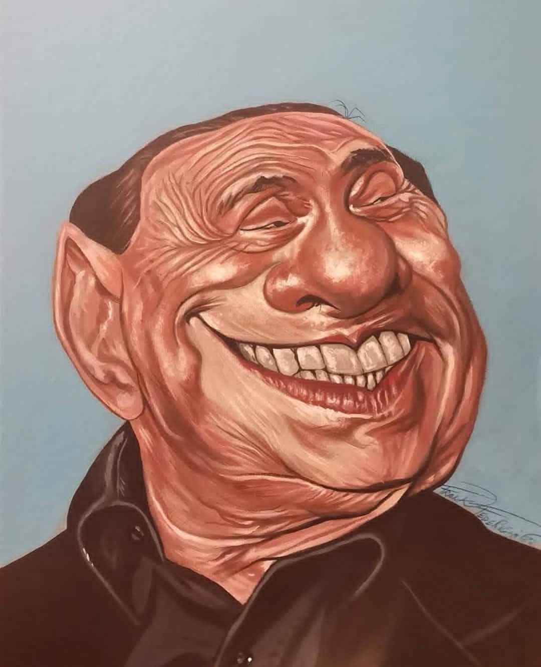 Caricature Silvio Berlusconi R.I.P. Caricatura Silvio Berlusconi R.I.P.