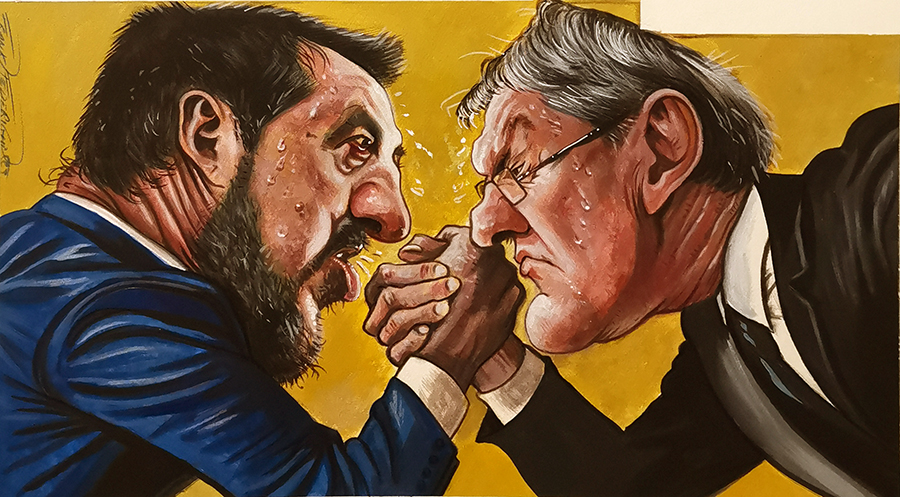 Tug of war between Landini and Salvini on Il Riformista Braccio di ferro tra Landini e Salvini su Il Riformista