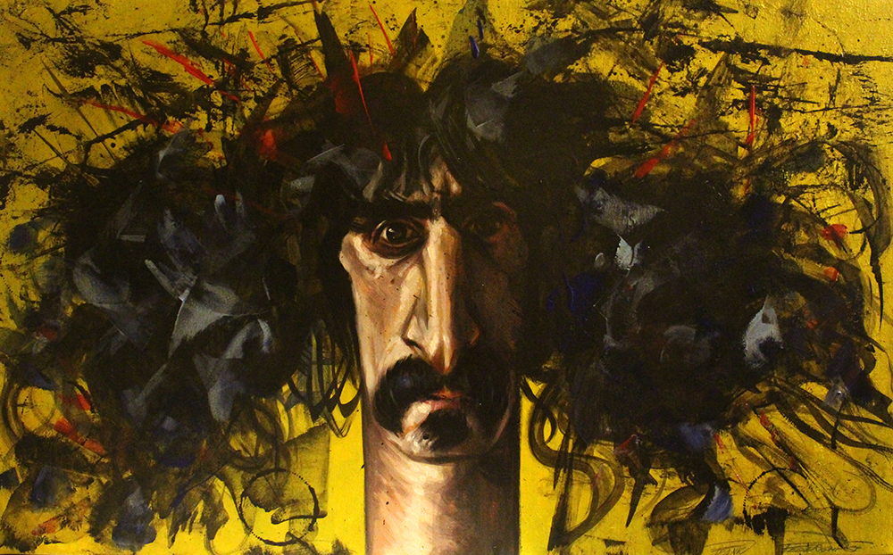 Caricatura Frank Zappa 50x80 cm Caricatura Frank Zappa 50x80 cm