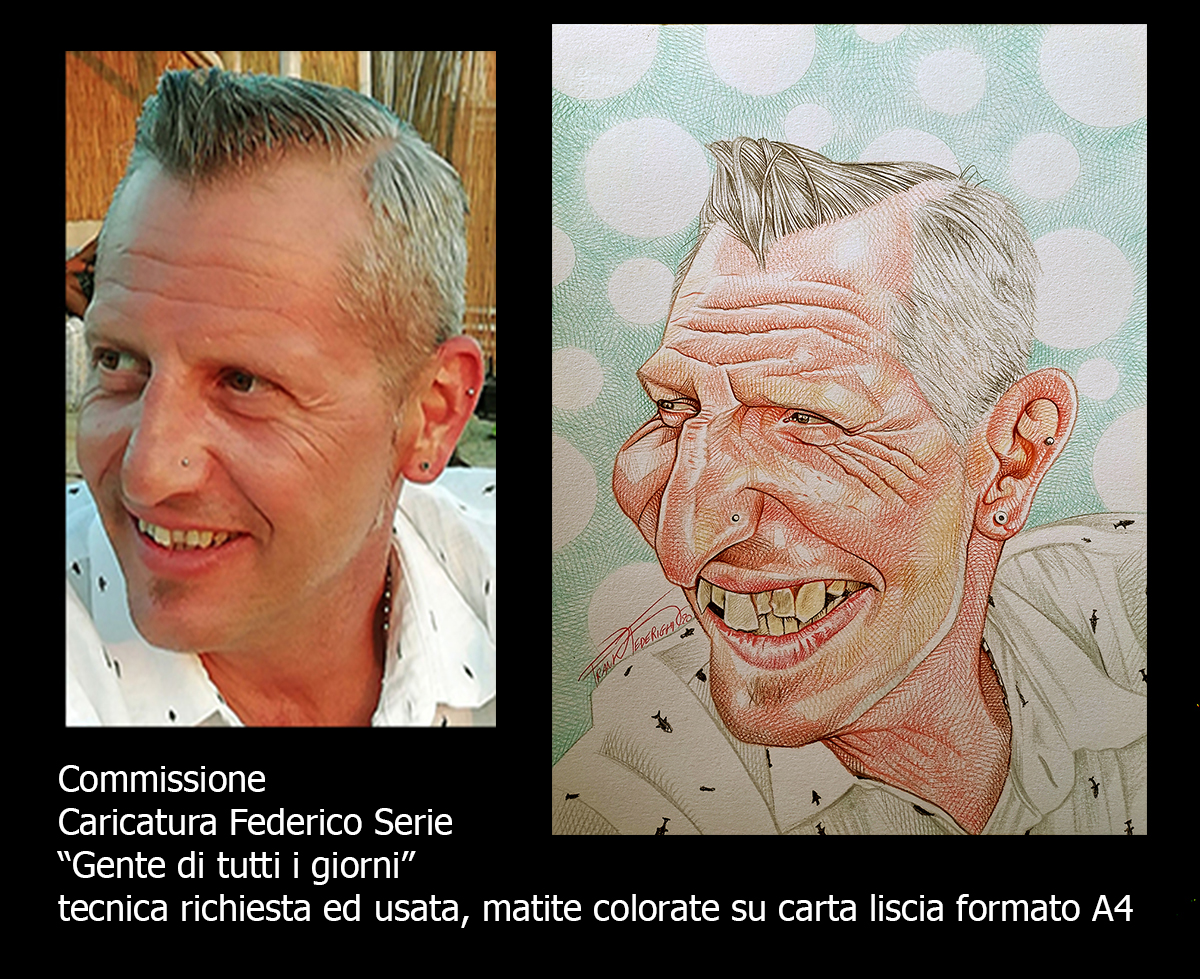 Federico caricature Caricatura Federico