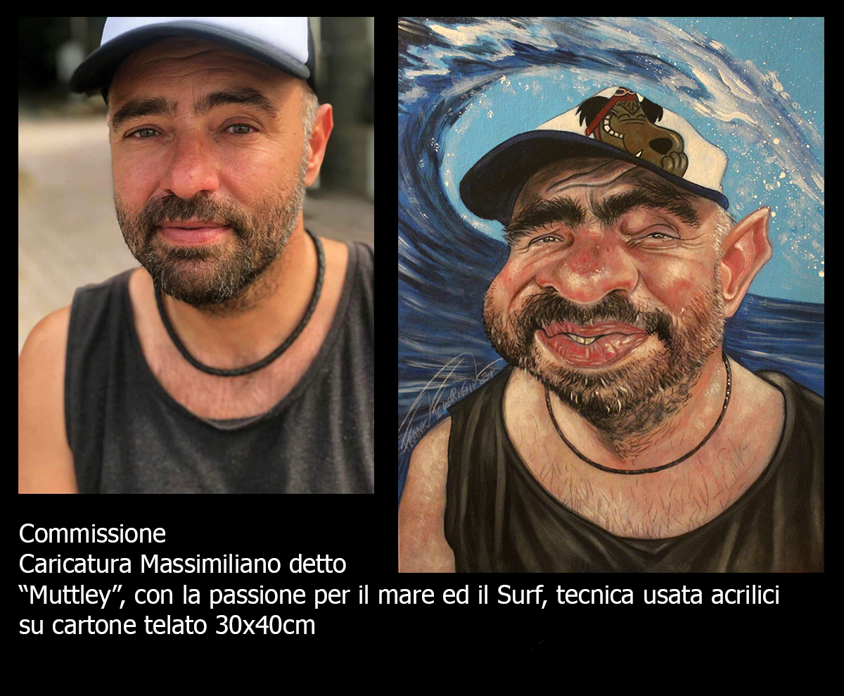 Caricature Maximilian Caricatura Massimiliano