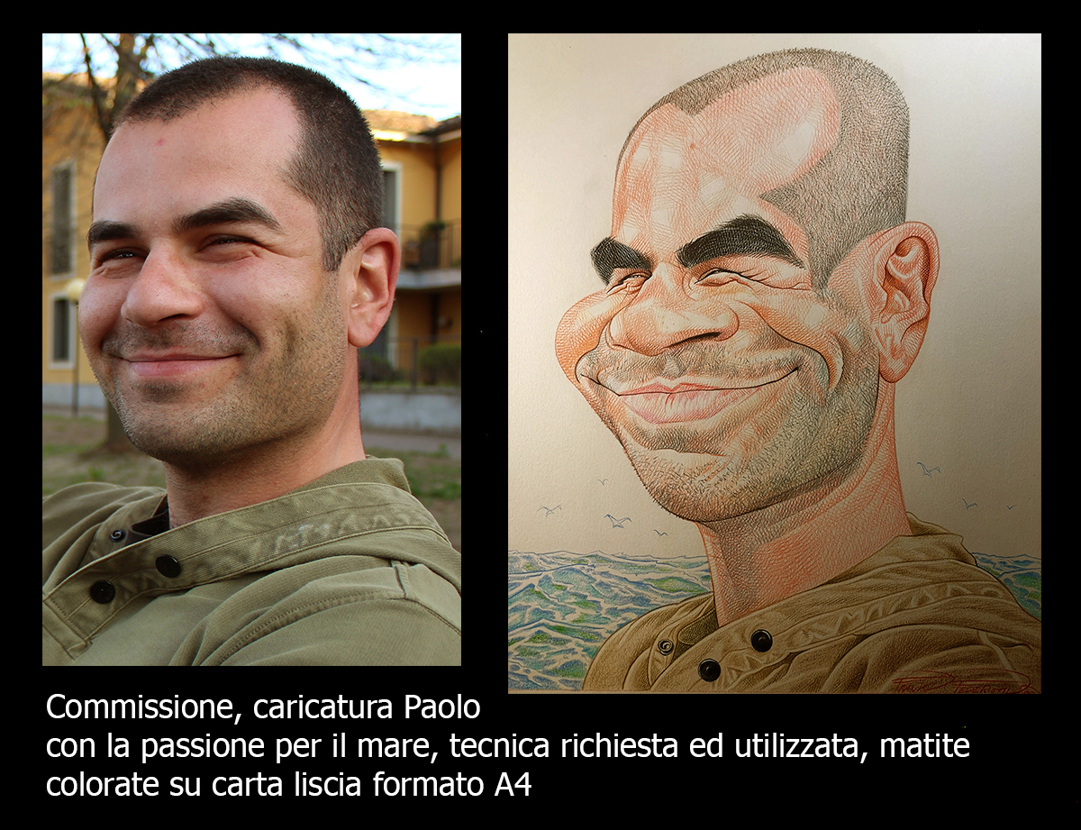 Caricature Paolo Caricatura Paolo