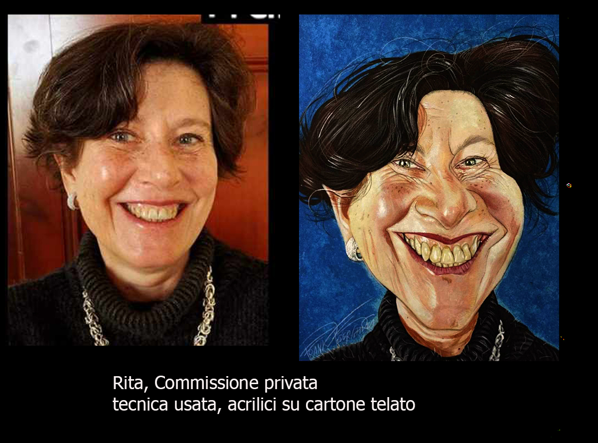 Caricatura Rita "Gente di tutti i giorni" Commissione privata Caricatura Rita "Gente di tutti i giorni" Commissione privata