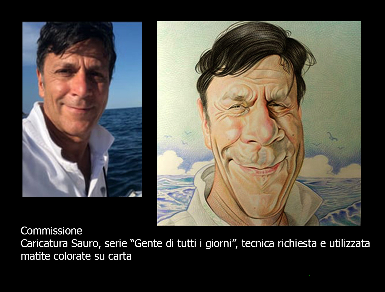 Sauro caricature Caricatura Sauro