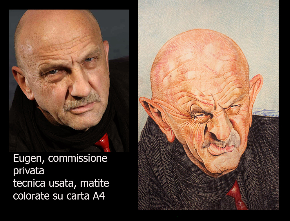 Caricatura Eugen "Gente di tutti i giorni" Caricatura Eugen "Gente di tutti i giorni"