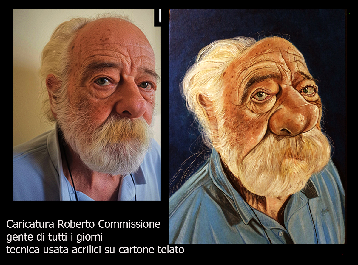 Caricatura Roberto "Gente di tutti i giorni" Commissione Caricatura Roberto "Gente di tutti i giorni" Commissione