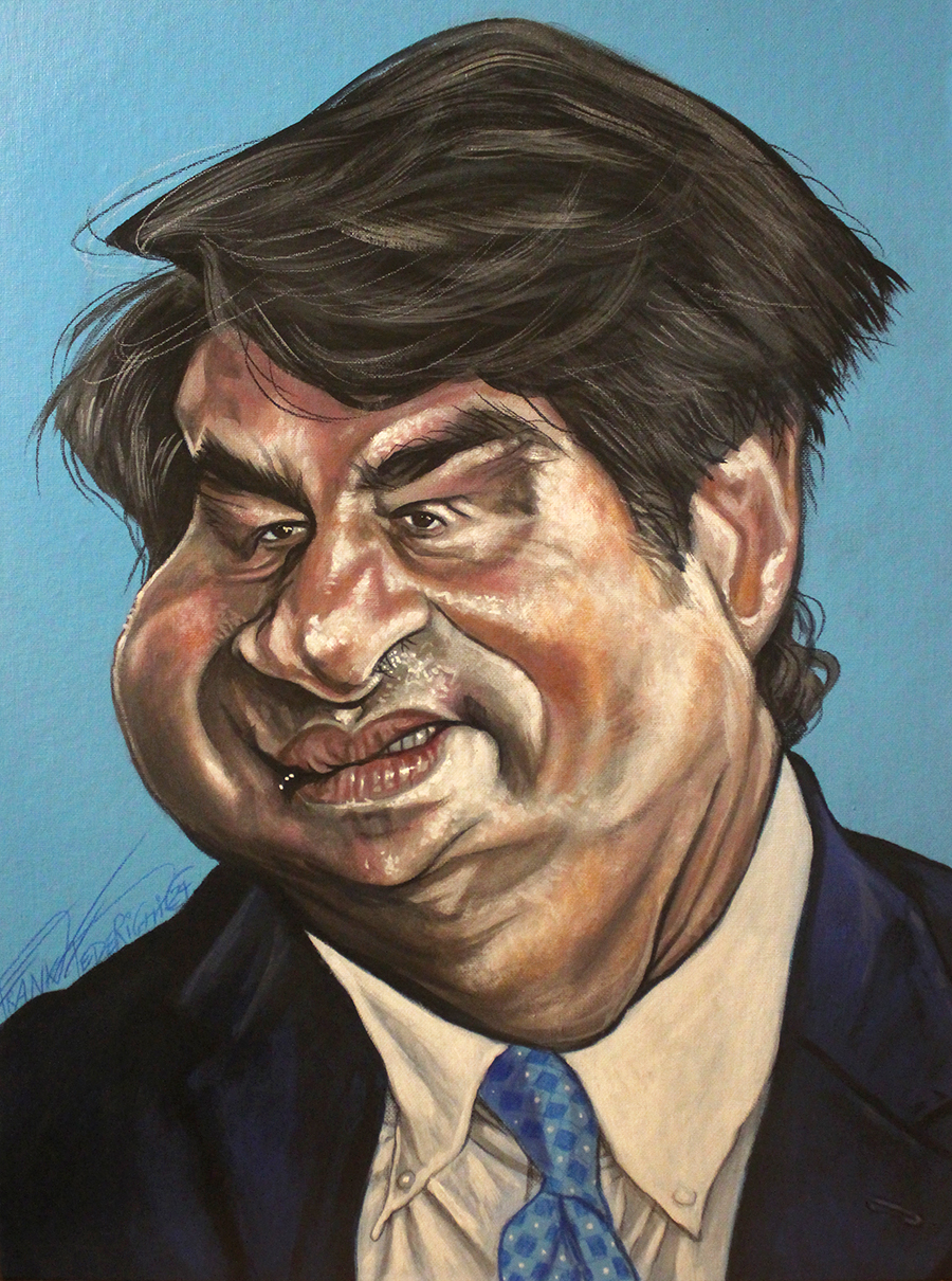 Raffaele Fitto caricature for Il Fatto Quotidiano Caricatura Raffaele Fitto per il Fatto Quotidiano