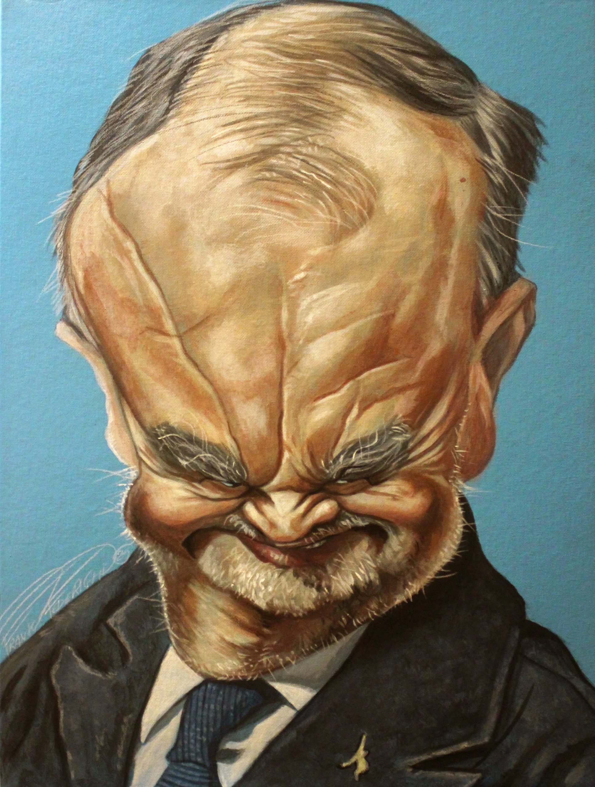 Calderoli caricature for Il Fatto Quotidiano Caricatura Calderoli per il Fatto Quotidiano