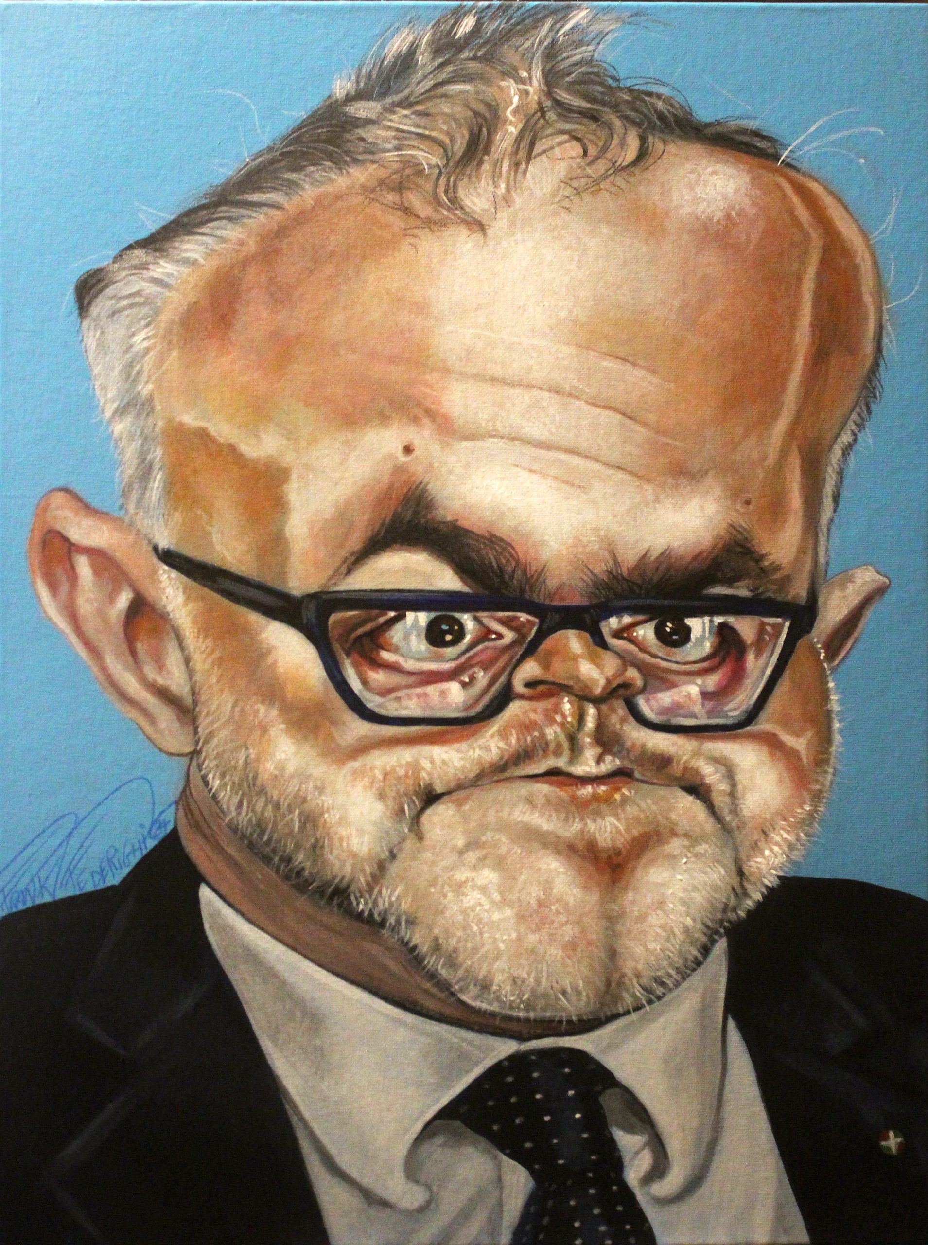 Caricature Ernesto Maria Ruffini for Il Fatto Quotidiano Caricatura Ernesto Maria Ruffini per il Fatto Quotidiano