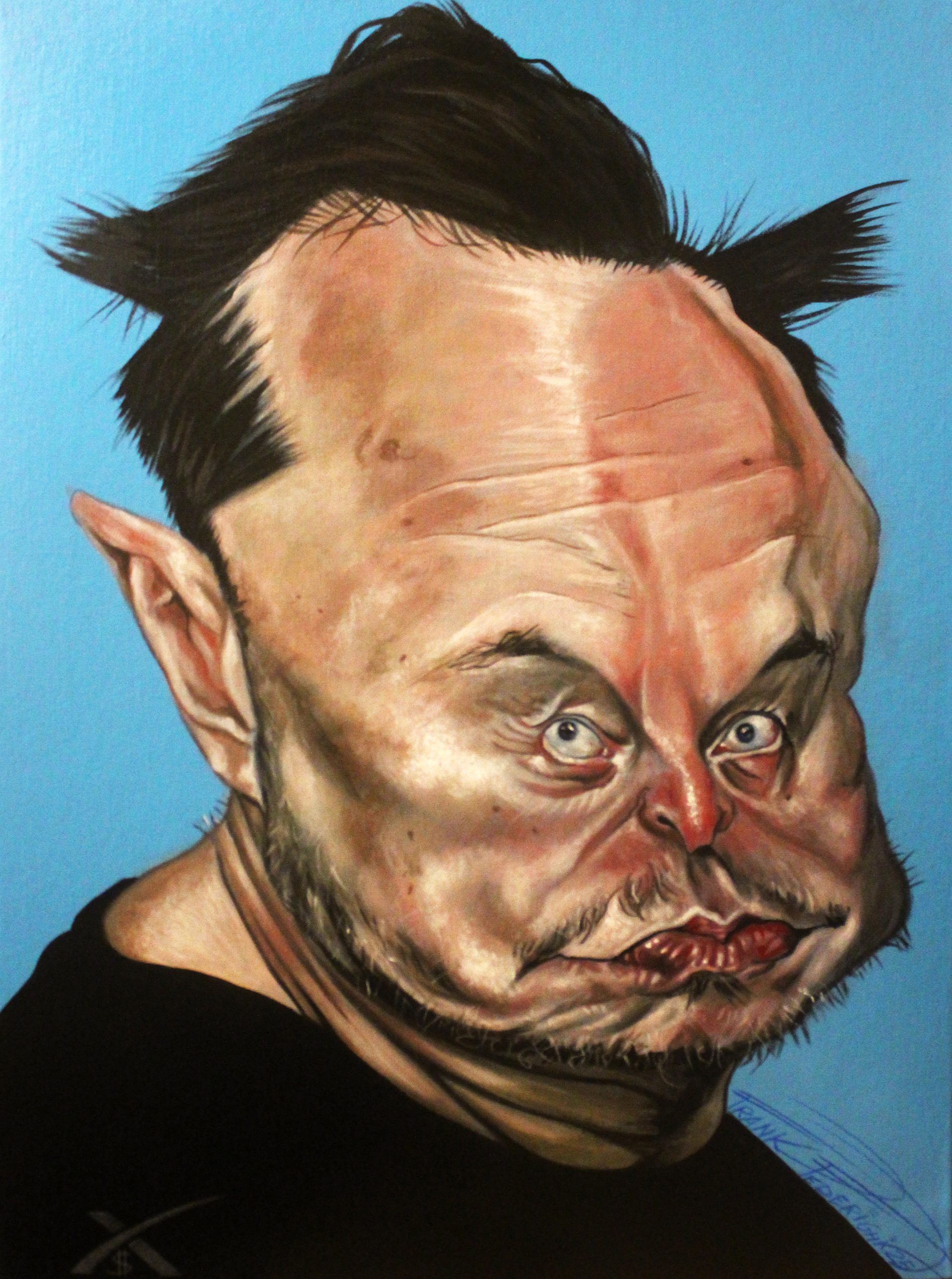 Caricature of Elon Musk for Il Fatto Quotidiano Caricatura Elon Musk per il Fatto Quotidiano