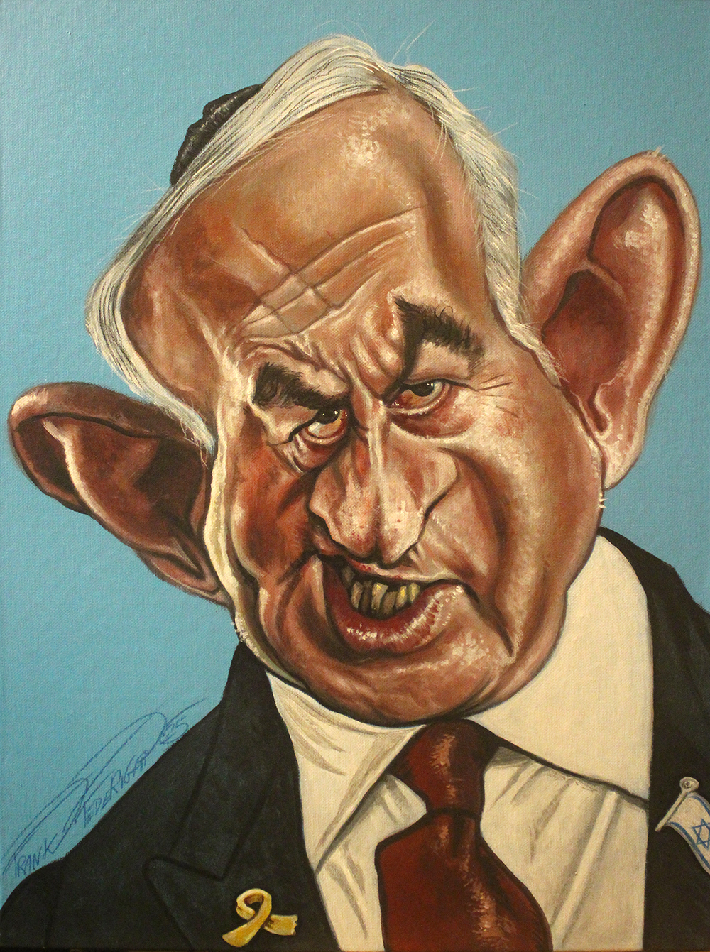 Caricature Benjamin Netanyahu x Il Fatto Quotidiano Caricatura Benjamin Netanyahu x il Fatto Quotidiano