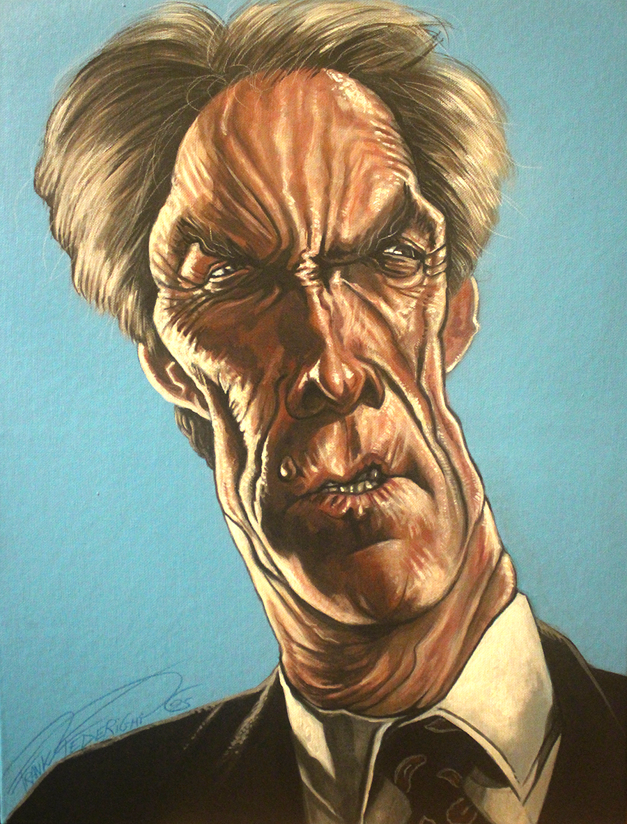 Clint Eastwood in the center of the viewfinder Clint Eastwood Nel centro del mirino