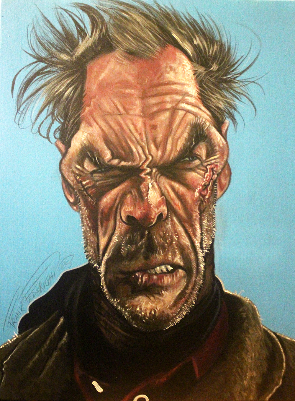 Cints Cint Eastwood for Il Fatto Quotidiano Caricatura Clint Eastwood per il Fatto Quotidiano