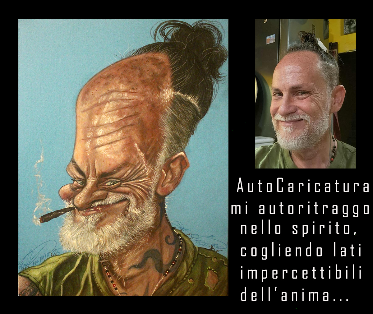 Trucking, because Frank never spares anyone !!! Autocaricatura, perché Frank non risparmia mai nessuno!!!