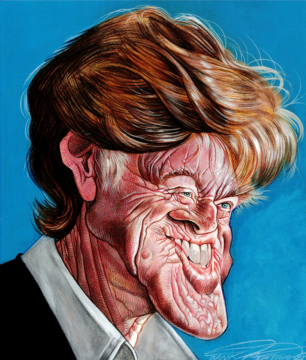 Caricature Robert Redford, colored and acrylic pencils on 630 grams cardboard Caricatura Robert Redford, matite colorate ed acrilici su cartoncino 630 grammi