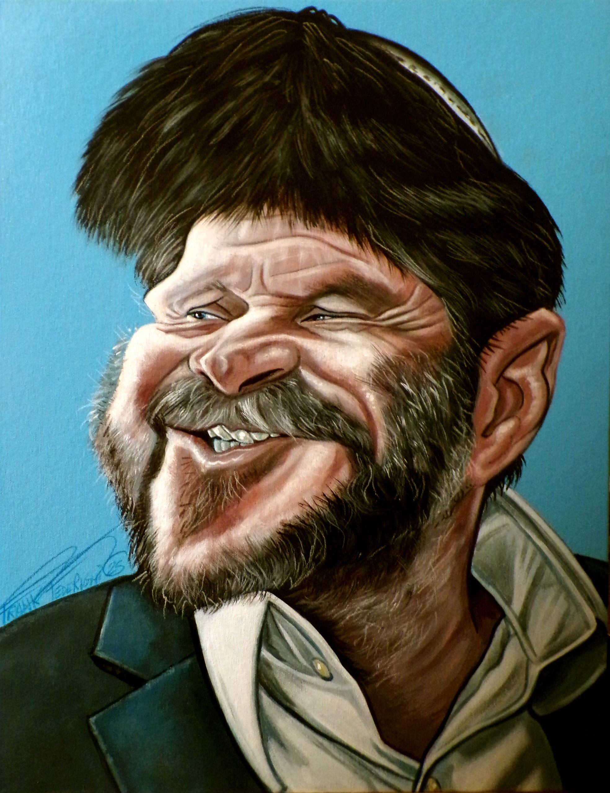 Caricature Benzalel Smotrich for Il Fatto Quotidiano, Text Pino Corrias Caricatura Benzalel Smotrich per il Fatto Quotidiano, testo Pino Corrias