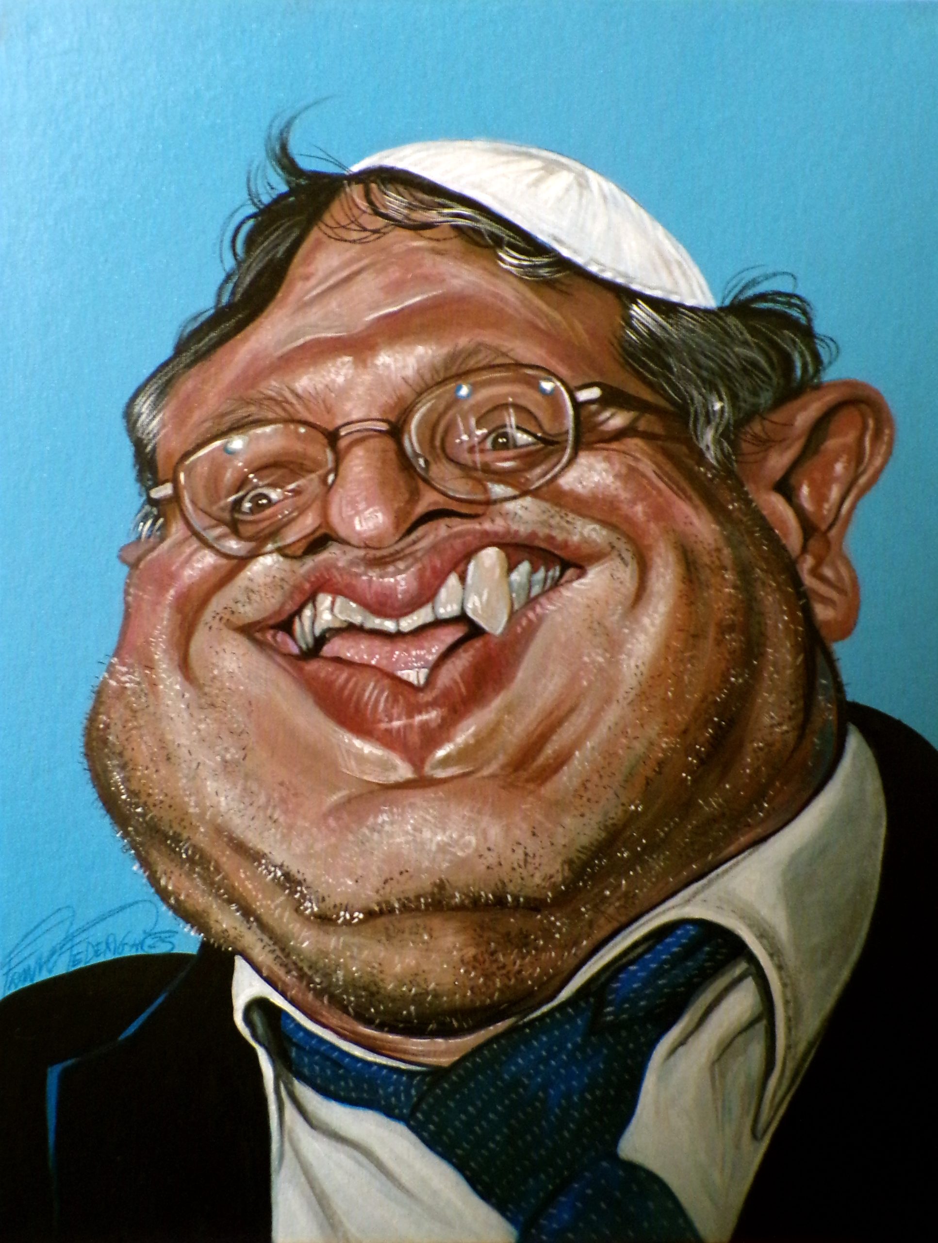 Beautiful Vising to Frank the daily fact, text Pino Corrias Caricatura Ben-Gvir per il fatto Quotidiano, testo Pino Corrias