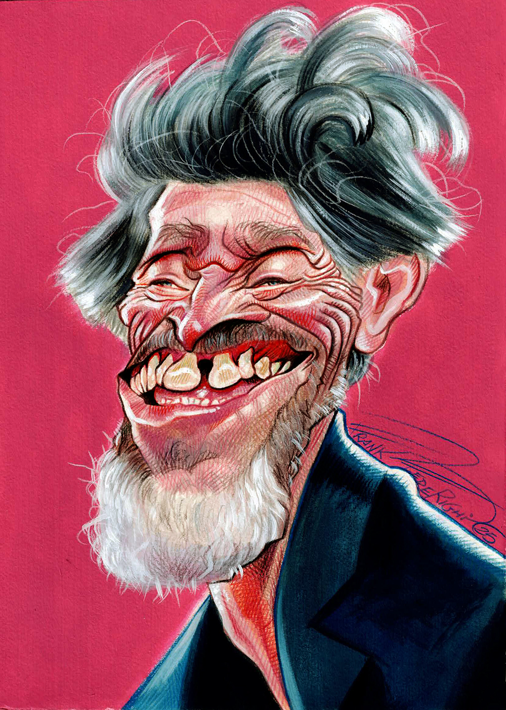 Caricatura Willem Dafoe Caricatura Willem Dafoe